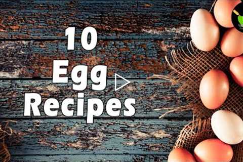 Top 10 Tasty Indian Egg Recipes For Dinner | Egg recipes | 10 Best Egg Recipes | Easy Anda Recipes