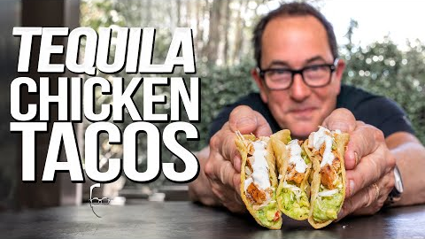 MY NEW FAVORITE GRILLED CHICKEN TACOS! ? | SAM THE COOKING GUY