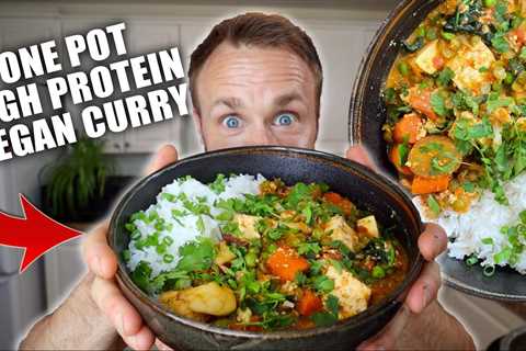 Easy Vegan Tofu Vegetable Coconut Curry Recipe | So Delicious!