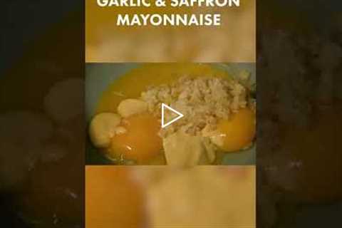 Garlic & Saffron Mayonnaise! #shorts