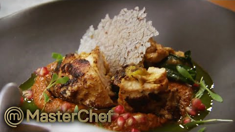 Indian Chef Vikas Khanna's Chicken Tikka Masala Replication | MasterChef Australia