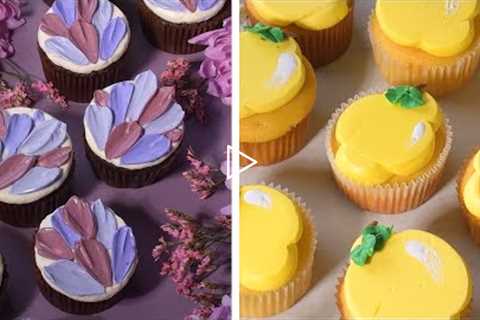 Frosting flourishes with these fun cupcake designs! So Yummy