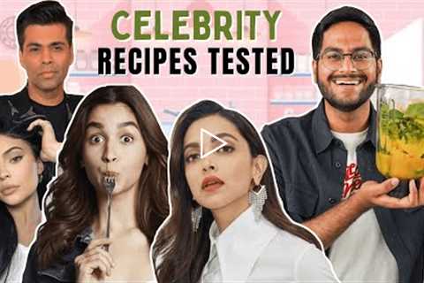 I Tested CELEBRITY RECIPES and Rated Them From Best To Worst | Deepika Padukone, Alia Bhatt &..