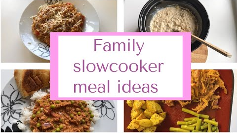 Meals of the week | Slow cook recipes | family dinners | saving energy