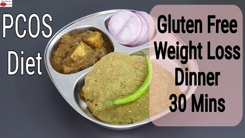 Indian Meal For PCOS Diet - Gluten Free Dinner Recipe For PCOD Weight Loss | Skinny Recipes