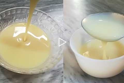 Homemade Condensed Milk Recipe | Only 2 Ingredients | How to Make Condensed Milk at Home
