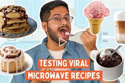 Testing VIRAL Microwave Recipes 😱 CRAZY Microwave Hacks| Pancakes in Microwave 🥴 #testedbyshivesh