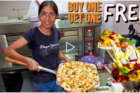 Aman Didi ka Fresh Base GHAINT Pizza | 175/- Only | Street Food India