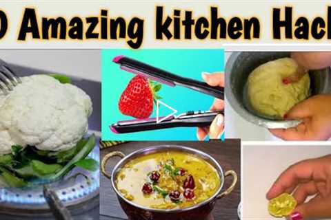 Enjoy 10Unbelievable cooking Hacks & Tips With Us||How to make kitchen work fastest||Fun with..