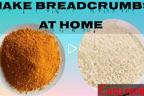 Make Breadcrumbs at home or restaurant | white or orange breadcrumbs | Cook’s Hand