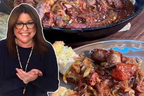 How to Make Italian Sausages with Sweet and Sour Peppers and Onions (Agrodolce) | Rachael Ray