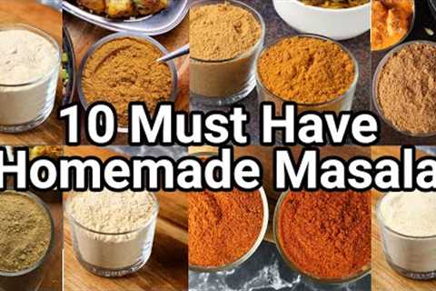 10 Must Have Homemade Spice Masala For Any Indian Recipe | Simple & Easy Indian Masala Spice Mix