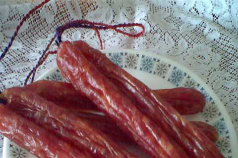 Is chinese sausage red meat?