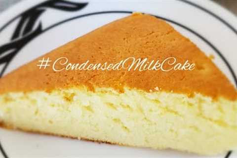EASY CONDENSED MILK CAKE WITH 5 INGREDIENTS|| Oven/Steam Recipe