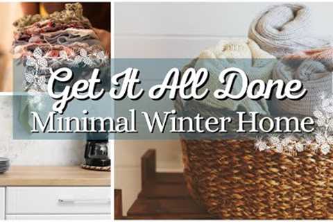Clean & Declutter | A Minimal Winter Home