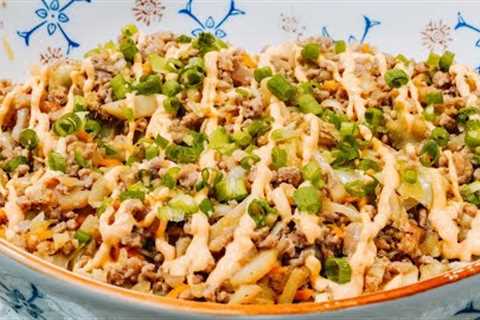 Egg Roll in a Bowl is one of our favorite quick dinners!
