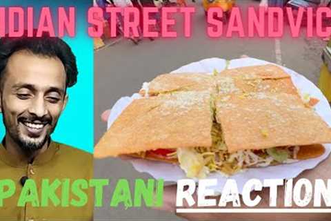 The Out of the Box Khakhra Sandwich of Chennai | Indian Street Food | Pakistani REACTION