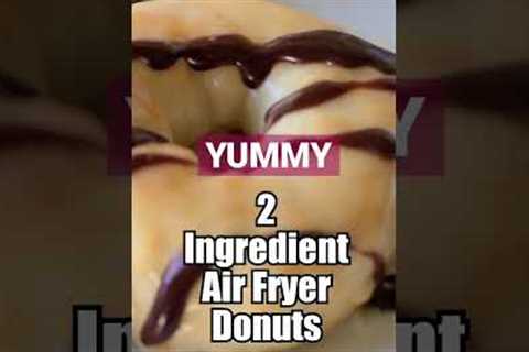 2 Ingredient Air Fryer DONUTS Will Knock Your SOCKS OFF #shorts