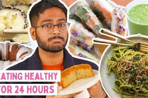 @BuzzFeedIndia PUT ME ON DIET FOR 24 HOURS| EATING HEALTHY FOR A DAY |. FOOD CHALLENGE