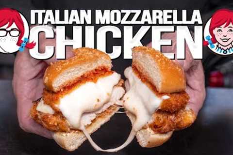 THE WENDY'S ITALIAN MOZZARELLA CHICKEN (JUST HOMEMADE & WAY BETTER) | SAM THE COOKING GUY