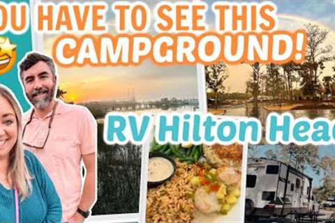YOU WON'T BELIEVE THIS RV RESORT! | NICEST CAMPGROUND WE'VE EVER SEEN! | HILTON HEAD RV VACATION