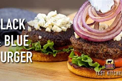 Grilled Black & Blue Burger Recipe