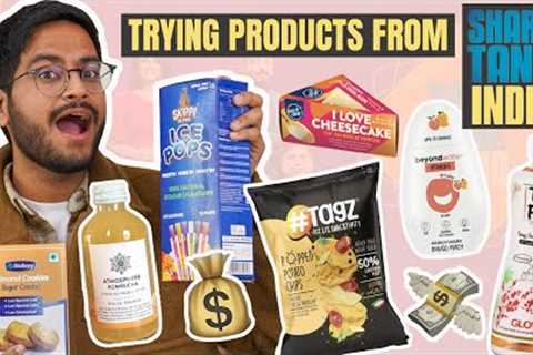 TESTING SHARK TANK INDIA FOOD PRODUCTS😳 SEASON 1&2 | DID I LIKE ANYTHING? CRAZY PRODUCTS!
