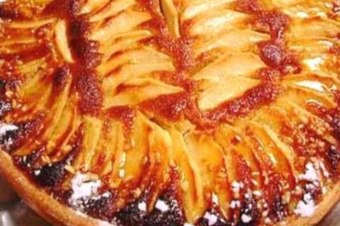 Comment préparer une délicieuse tarte aux pommes à la crème d'amandes