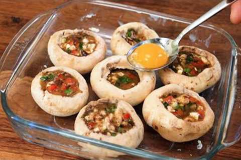 New Way To Make Breakfast❗ A Simple And Delicious Mushroom Eggs Recipe
