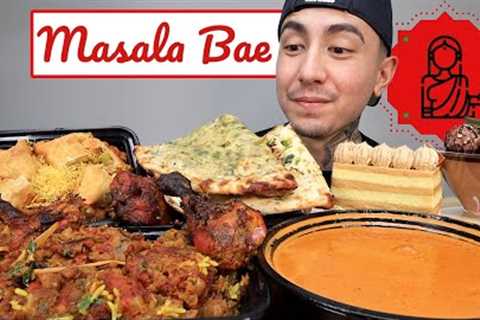 MUKBANG EATING Indian Food | Chicken Tikka Masala, Tandoori Chicken, Loaded Chicken Biryani, Cake