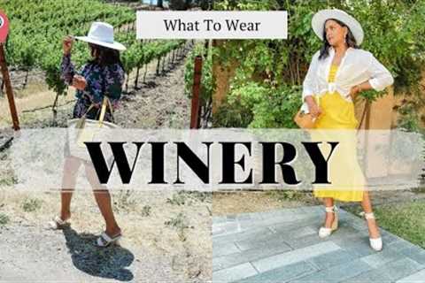 WHAT TO WEAR to a Winery or Wine Tasting in Summer