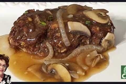 Salisbury Steak & Gravy Recipe is DELICIOUS when made like this!