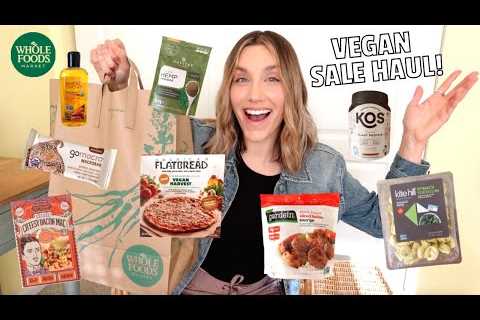 Vegan SALE HAUL From Whole Foods! (Vegan Groceries, Supplements & Beauty)
