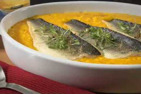 Marco Pierre White recipe for Saffron Risotto with Sea Bass