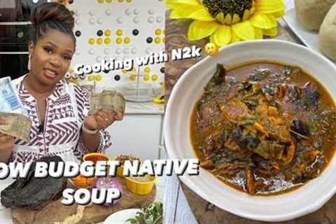 Cooking with N2k | How to make low budget Native soup #youtubeblack #nativesoup