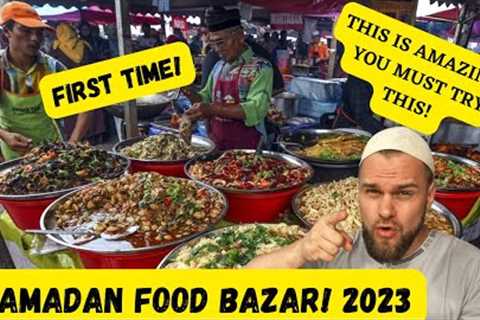 VISITING RAMADAN BAZAR IN MALAYSIA FOR THE FIRST TIME! | SWEDISH MUSLIM IN RAMADAN BAZAAR 2023