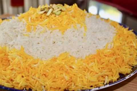 Afghani Saffron Rice - How to Make Perfect Steamed Rice | Afghani Challow | Persian Rice Recipe |