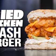 A SMASHBURGER, FRIED CHICKEN SANDWICH OR BOTH? EITHER WAY IT'S A GAME CHANGER! | SAM THE COOKING GUY