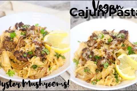 Vegan Cajun Pasta With Oyster Mushrooms! | Pretty Brown Vegan #vegan #plantbased #plantbasedrecipes