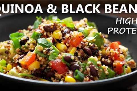 QUINOA BLACK BEAN NOURISH BOWL | HIGH PROTEIN Vegetarian and Vegan Meal Ideas