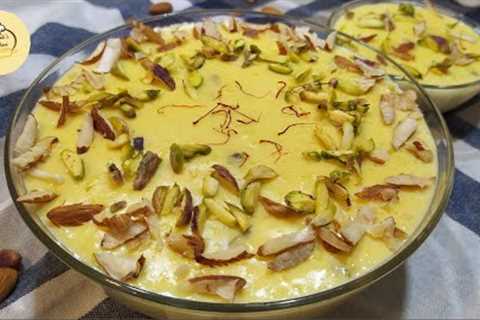 Zafrani kheer recipe| Kesari kheer recipe | Saffron rice pudding recipe by Meerabs kitchen