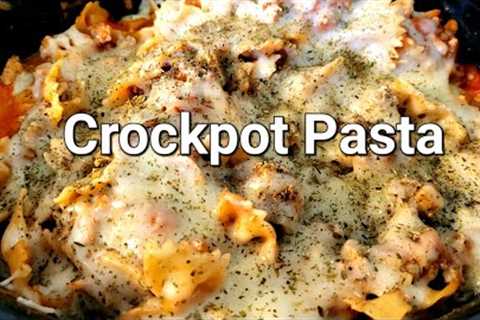 Easy and Delicious Crockpot Pasta! Slow Cooker Recipe!