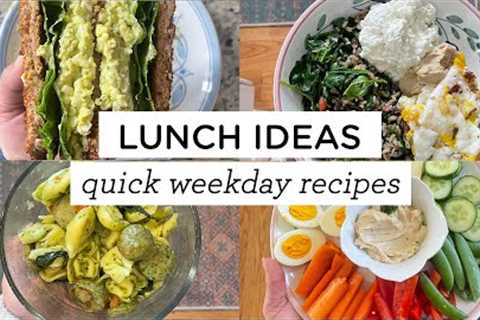 5 HEALTHY LUNCH IDEAS ‣‣ Realistic Weekday Meals