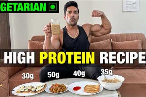 5 High Protein Vegetarian Breakfast Recipes For Muscle Gain & Fat Loss