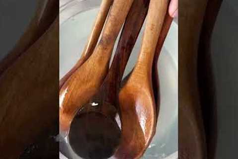 INSTANT WOODEN SPOON CLEANING HACK | WILL IT WORK? SHOCKING RESULT 😱😱