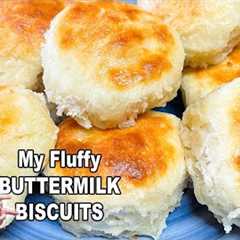 MY FLUFFY BUTTERMILK BISCUITS, Easy 7 Ingredient Biscuit