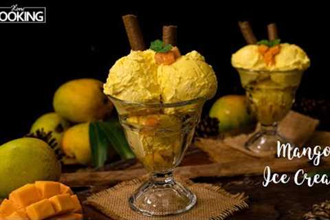 Mango Ice Cream | Homemade Mango Ice Cream | Delicious Mango Ice Cream at Home @HomeCookingShow