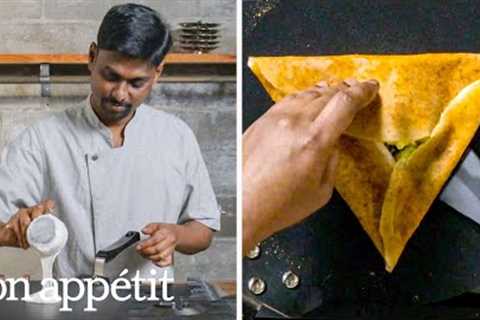 How an Indian Master Chef Makes Dosas, Idli & More | Handcrafted | Bon Appétit