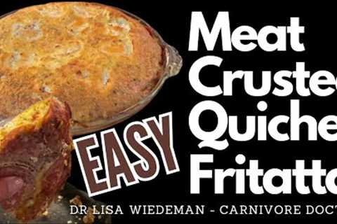 BEST EVER MEAT CRUSTED QUICHE - Corned Beef & Swiss