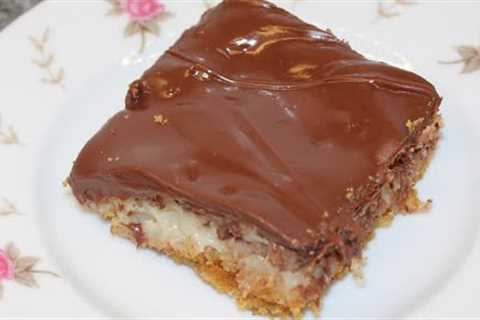 Triple Layer Cookie Bars from Classic Desserts Eagle Brand Sweetened Condensed Milk Recipe Book